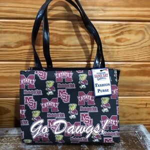 Mississippi state bulldogs purse . NWT
